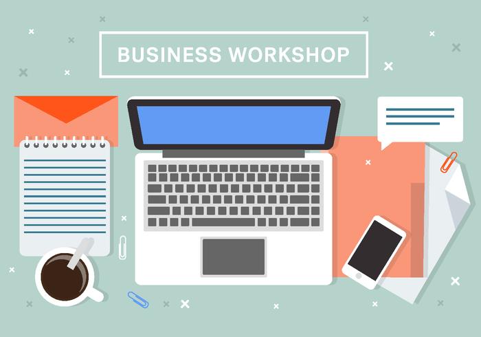 Business Workshop Vector Background