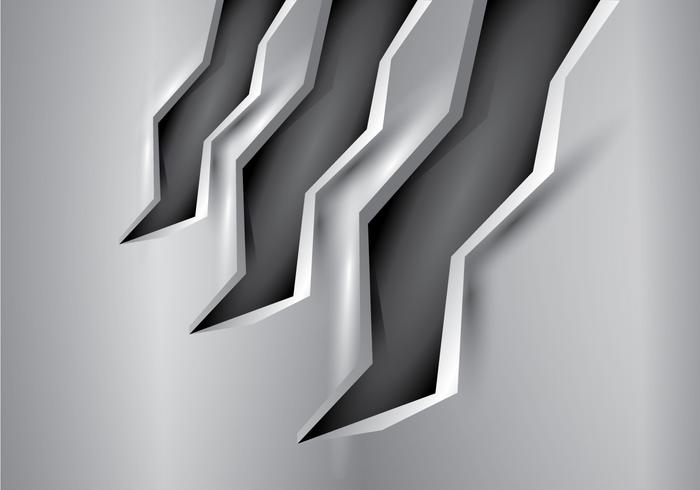 Free Metal Tear Vector Illustration