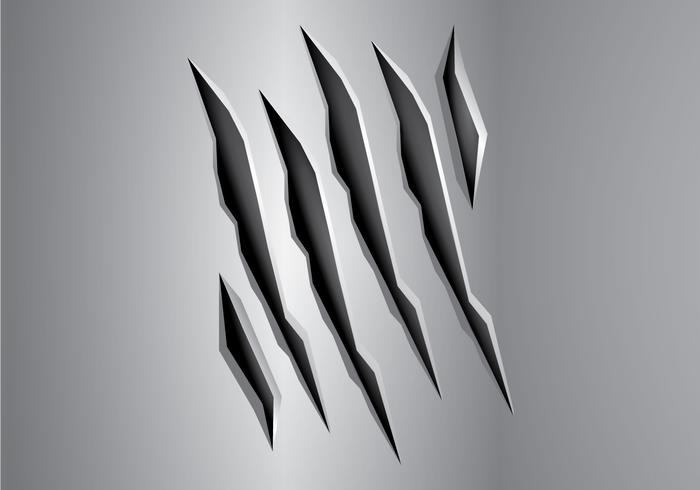 Free Metal Tear Vector Illustration