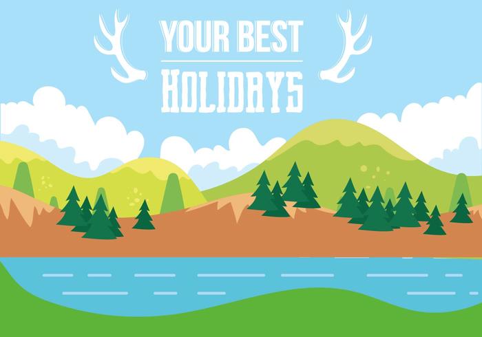 Holiday Vector Landscape