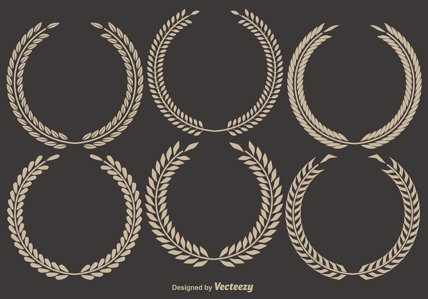 laurel vector illustration free download