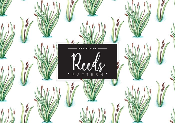 Free Reeds Pattern vector