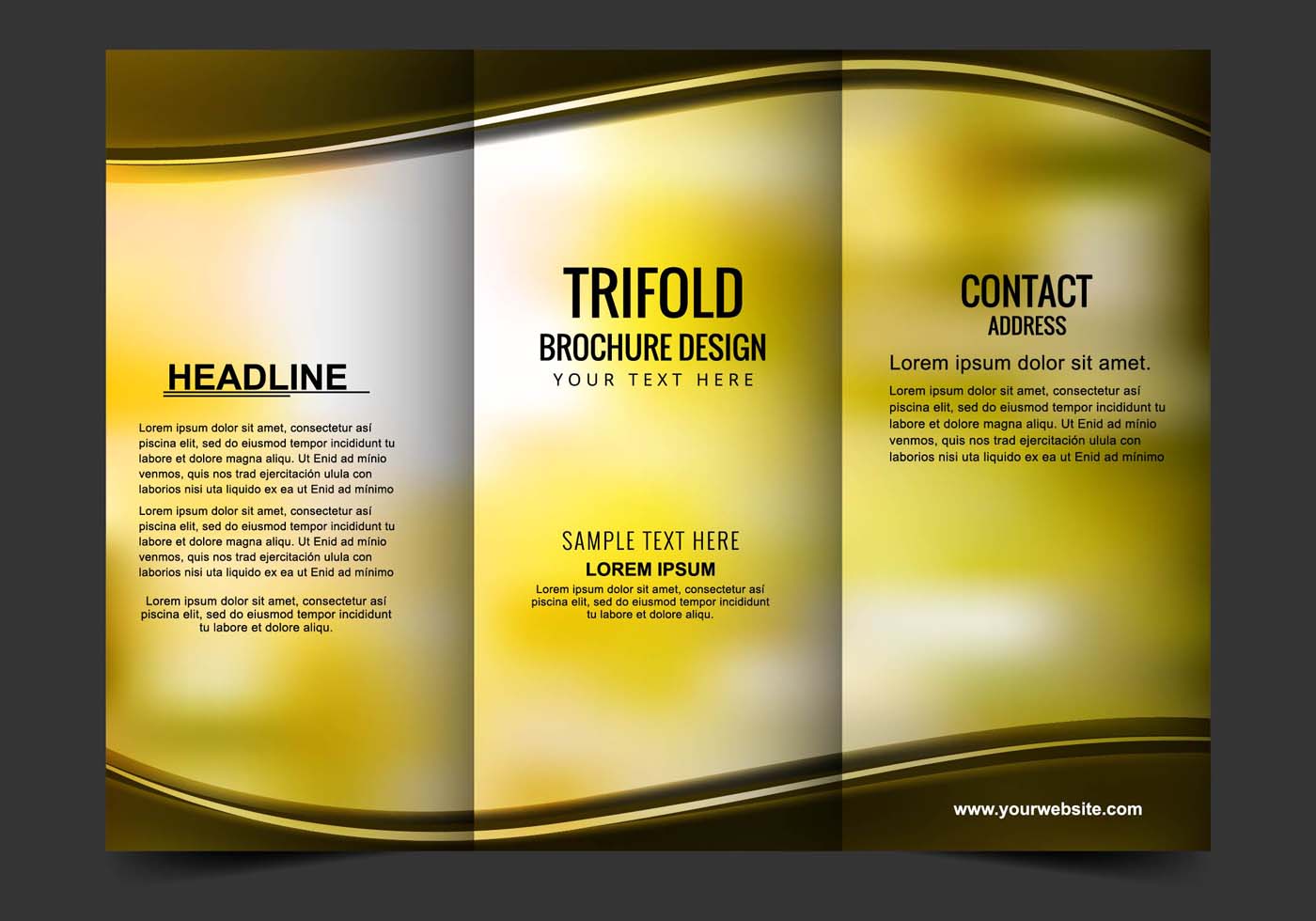 Free Vector Tri Fold Brochure 132011 Vector Art At Vecteezy Free Vector Tri Fold Brochure 132011 Vector Art At Vecteezy