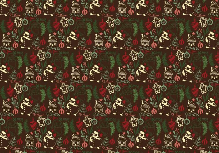 Christmas Pattern Free Vector Christmas Pattern Free Vector