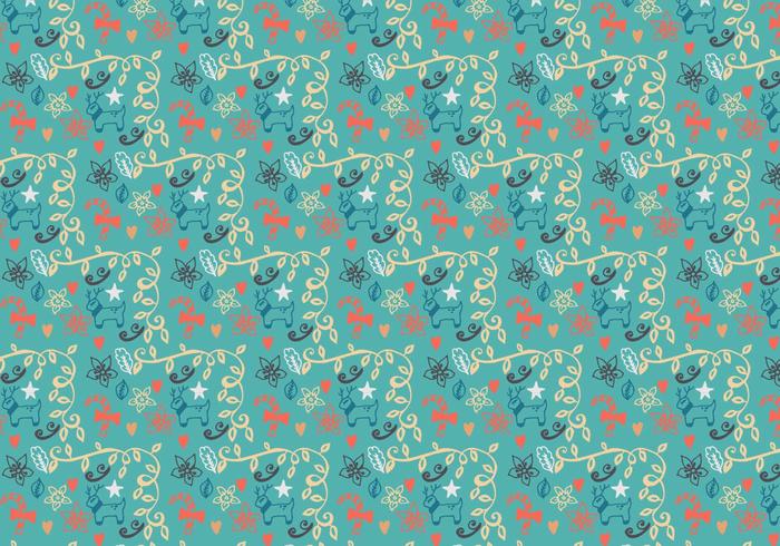Christmas Pattern Free Vector