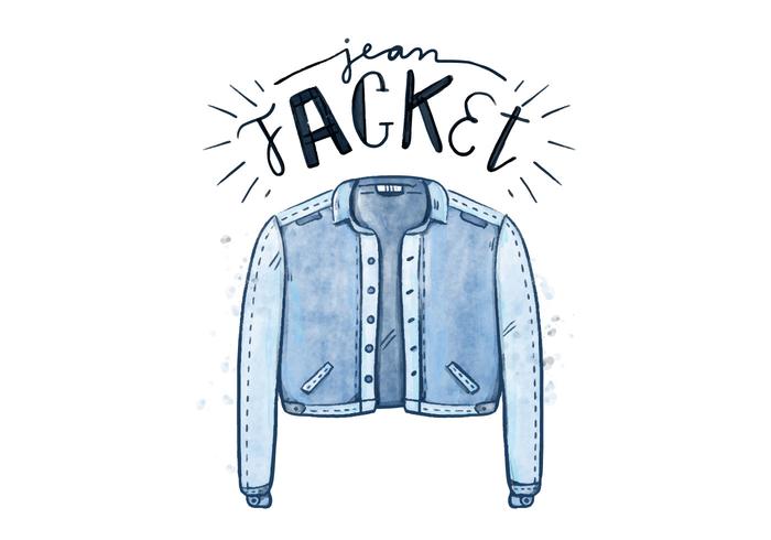 Chaqueta Azul Jean Gratis vector