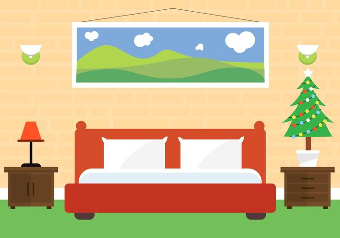 Free Christmas Vector Bedroom Free Christmas Vector Bedroom