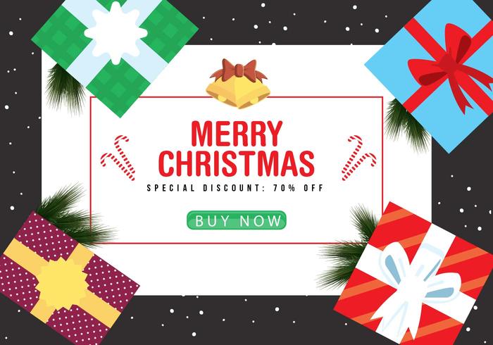 Free Christmas Vector Background Free Christmas Vector Background