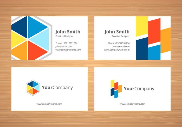 Free Business Card Template vector