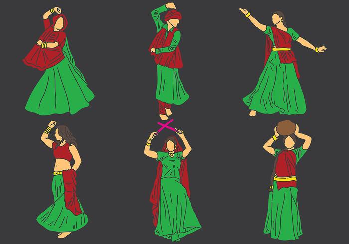 Free Garba Icons Vector