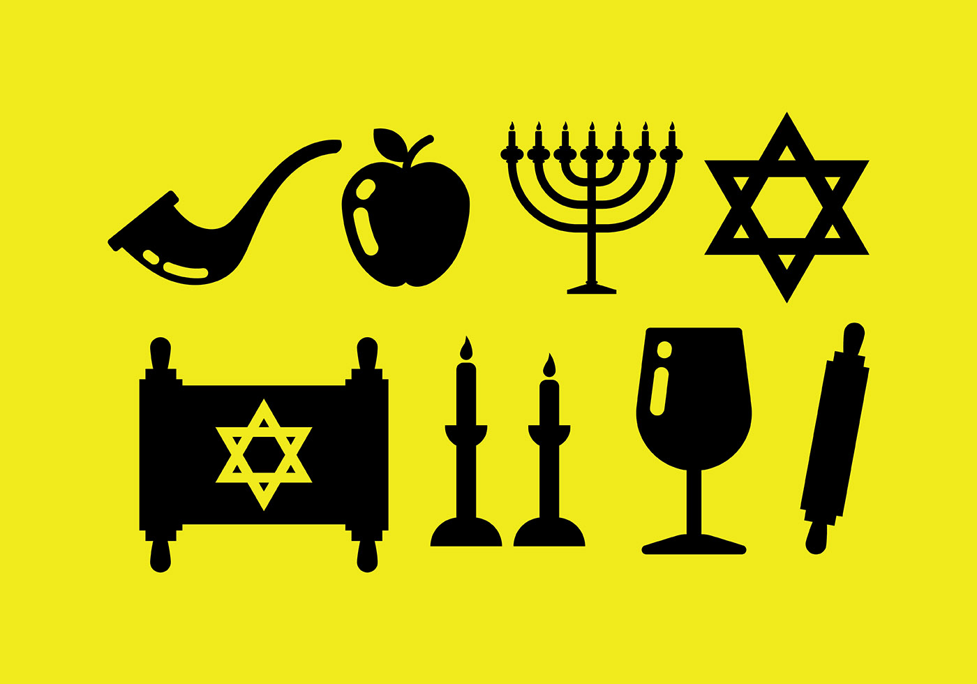Free Shabbat Icons Vcetor Download Free Vector Art