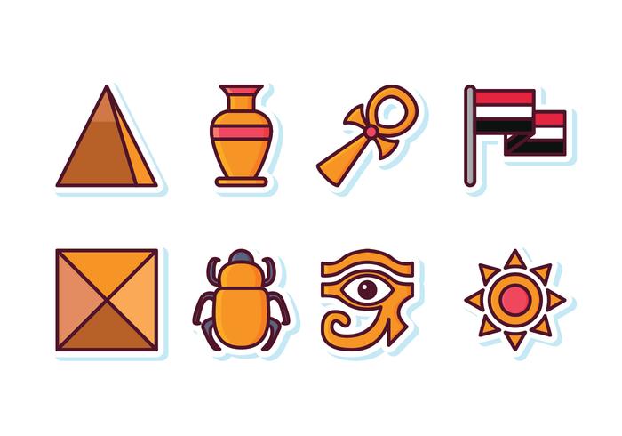 Icono de Egipto gratis vector