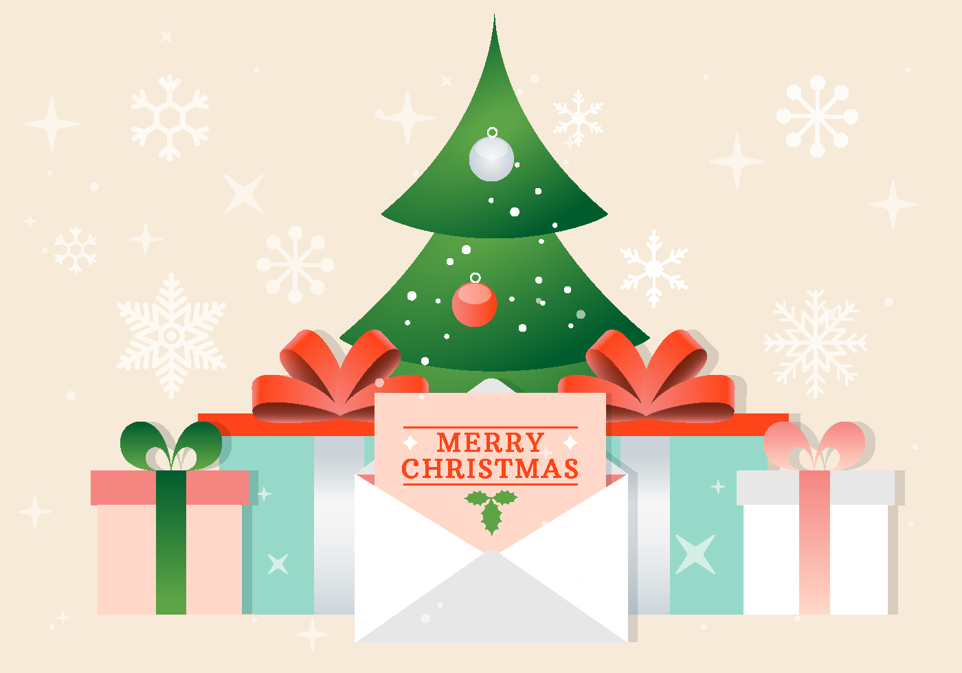 Free Vector Christmas Background - Download Free Vectors ...