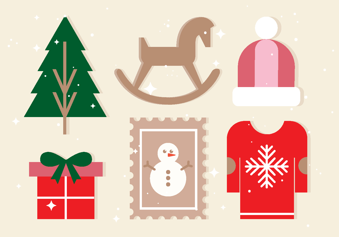 Circuit Board With Christmas Tree Vector Vector Christmas Free