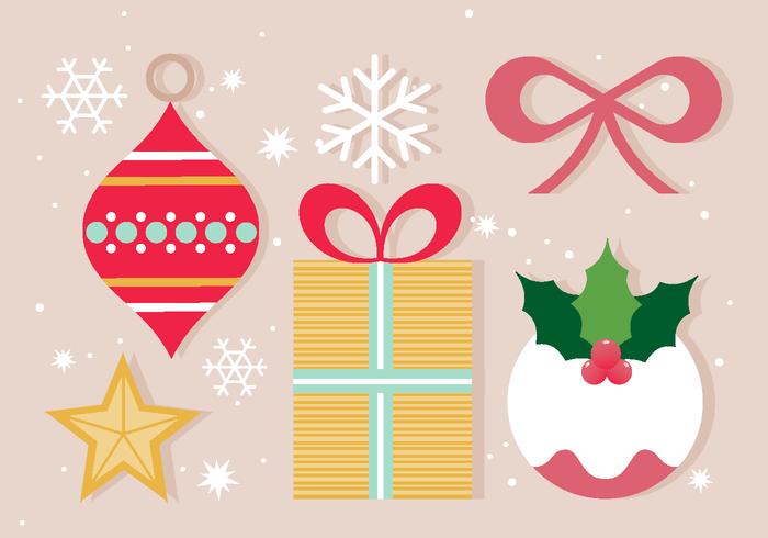 Free Vector Christmas Icons  Elements