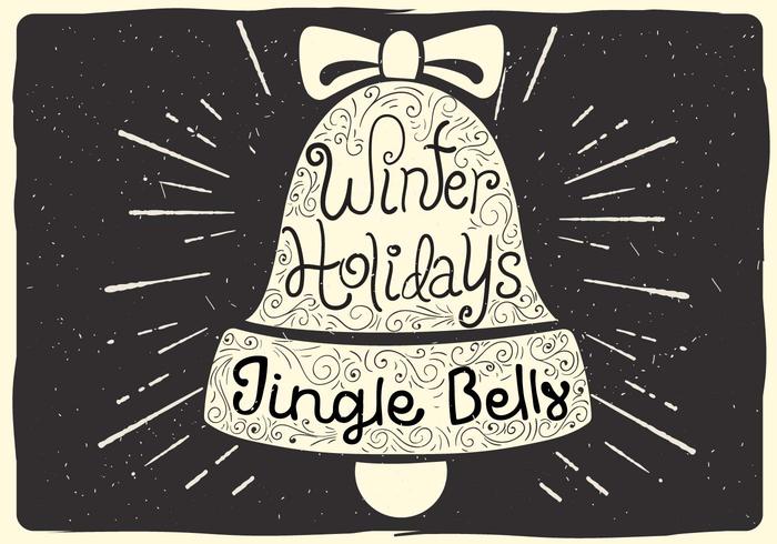 Free Christmas Vector Bell Illustration Free Christmas Vector Bell Illustration