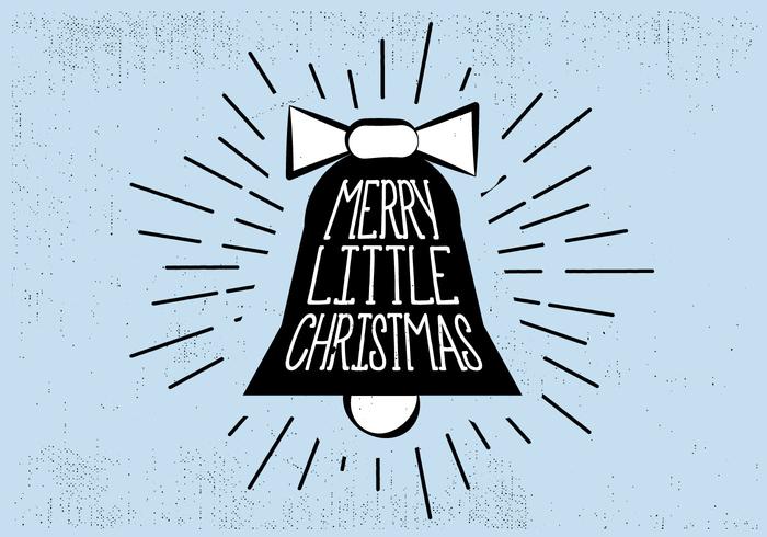 Free Vintage Hand Drawn Christmas Card Background Free Vintage Hand Drawn Christmas Card Background