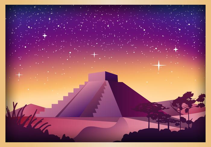 Piramide Scene Illustration Piramide Scene Illustration