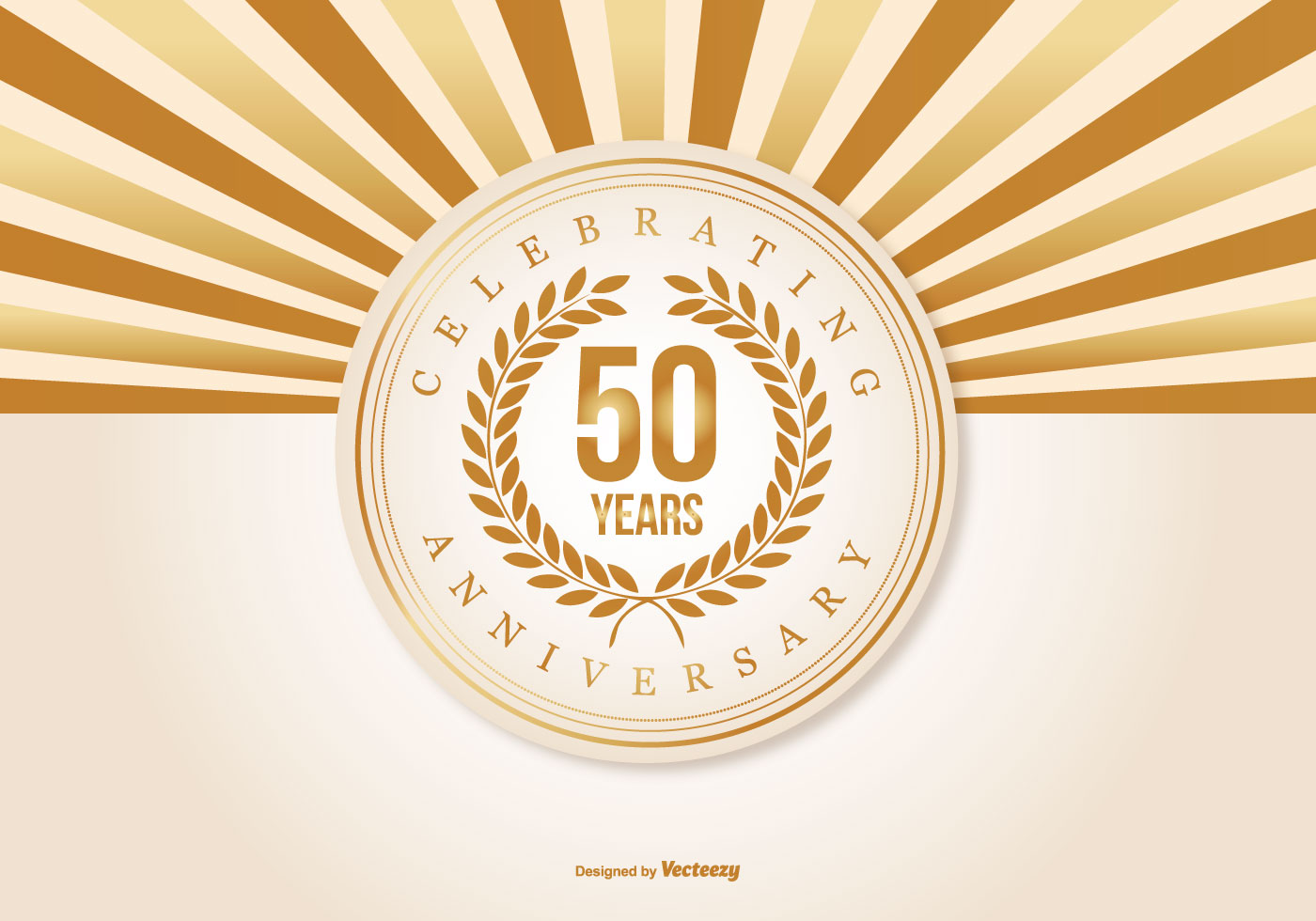 Beautiful 50 Year Anniversary Illustration 132536 Vector Art At Vecteezy