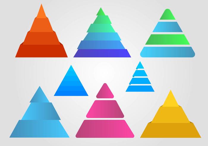 Libre Piramide Infographic Vector