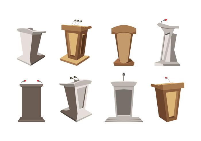 Free Lectern Vector