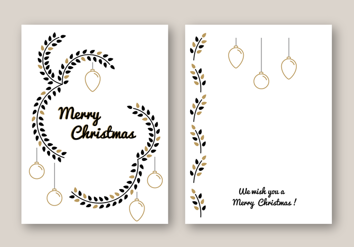 christmas card vector