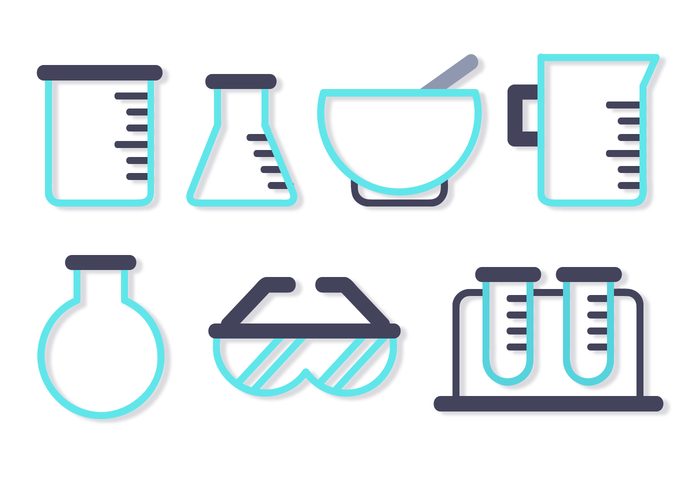 Conjunto De Química Libre vector