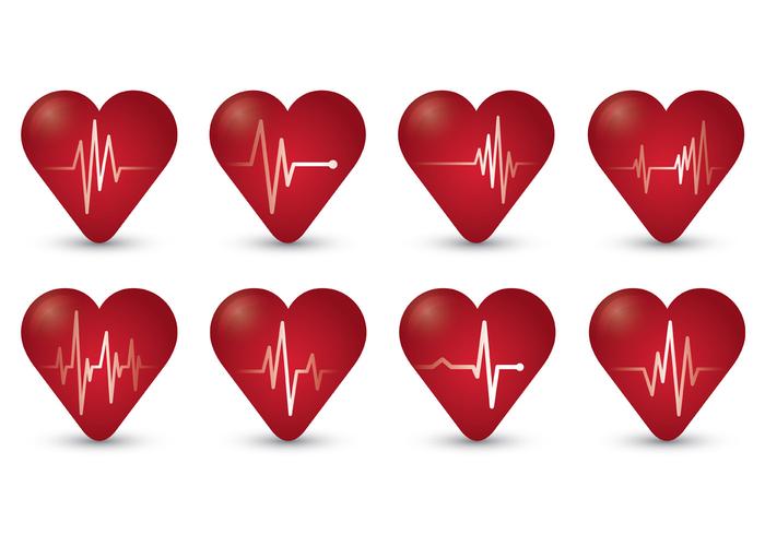 Flatline Symbol Of Heartbeat vector