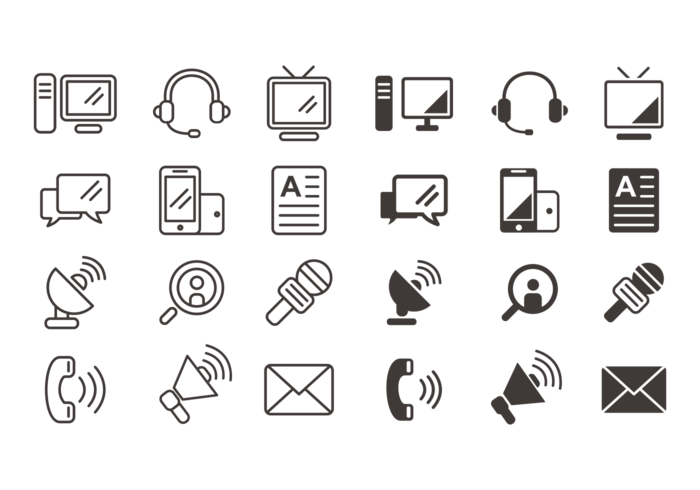 Communication Icons Vector