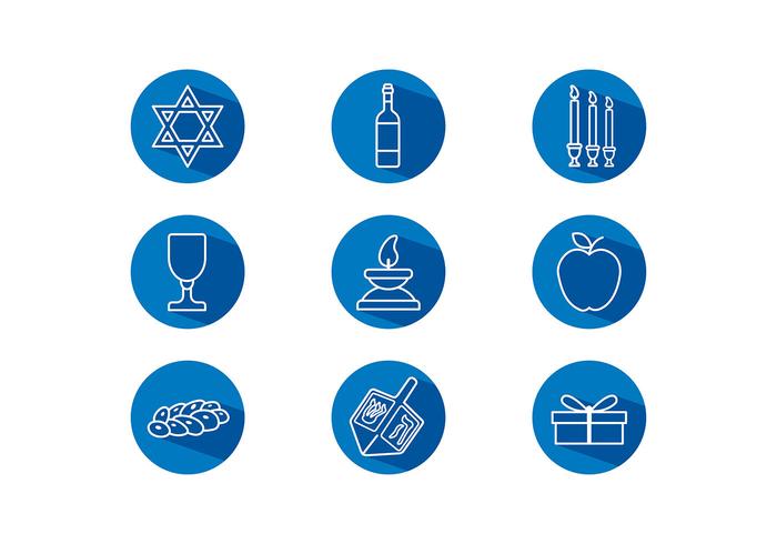 Shabbat Icon Free Vector