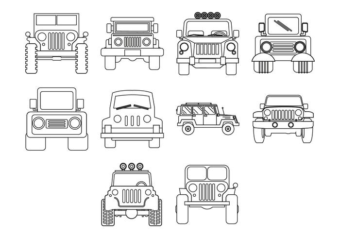Free Jeep Icon Vector Free Jeep Icon Vector