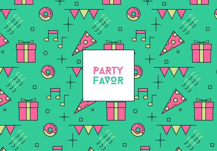 Party Favor Background vector