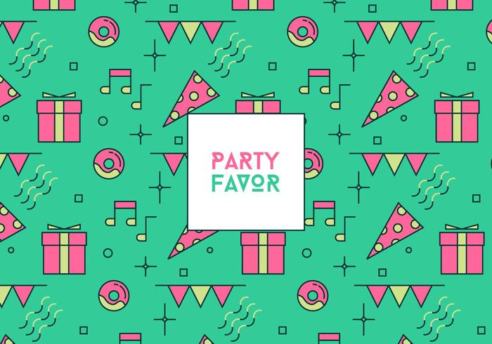 Party Favor Background vector