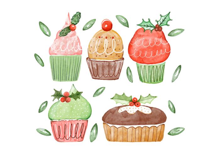 Christmas Dessert vector