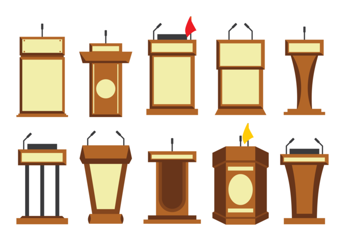 Free Lectern Vector