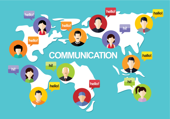 Comunication Vector Illustration