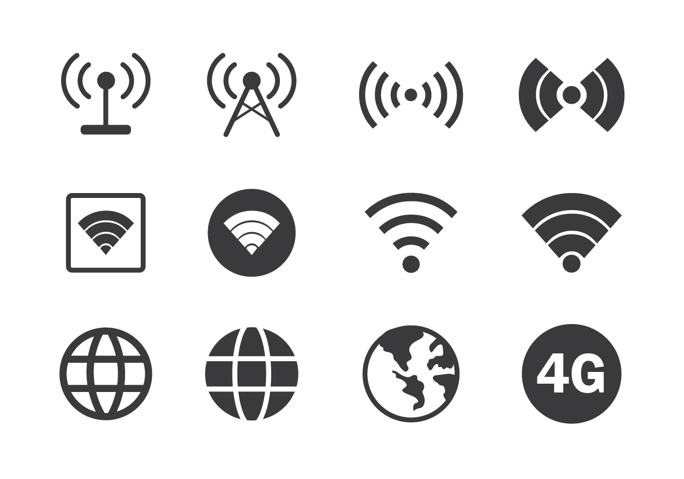 Internet Connection Icon 132831 - Download Free Vectors ...