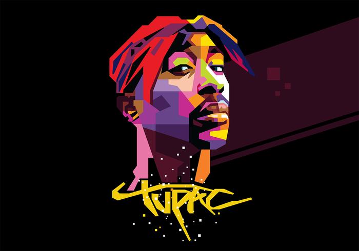 Tupac - WPAP vector