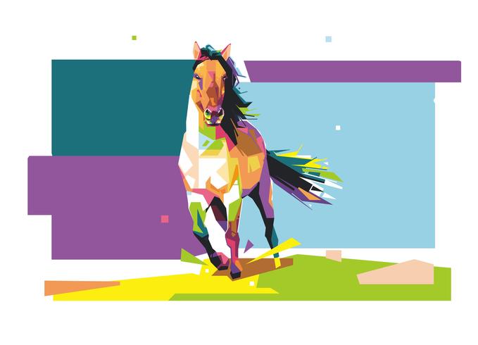 Caballo - WPAP vector