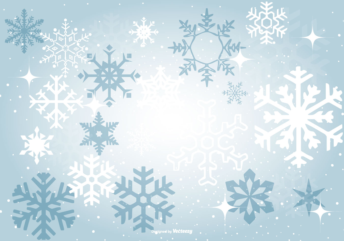 Beautiful Blue Snowflake Background 132887 Vector Art at Vecteezy