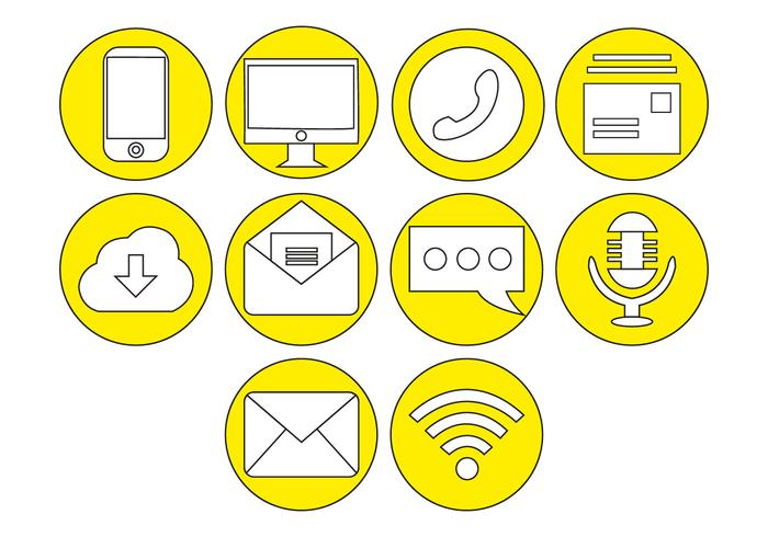 Free Communication Icon Vector Free Communication Icon Vector