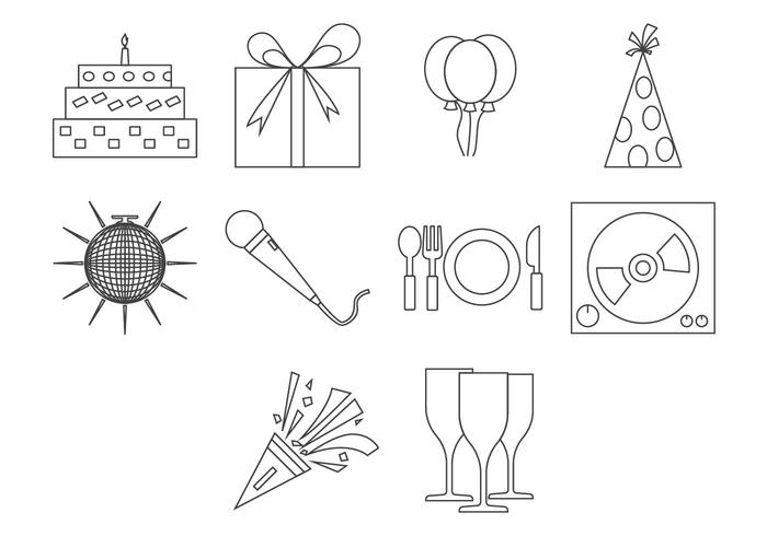 Free Party Icon Vector Free Party Icon Vector