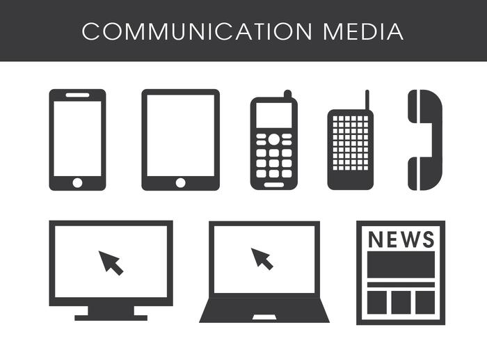 Communication Media vector