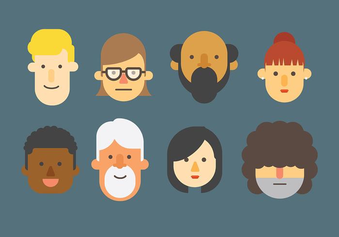 Personas Icons Vector