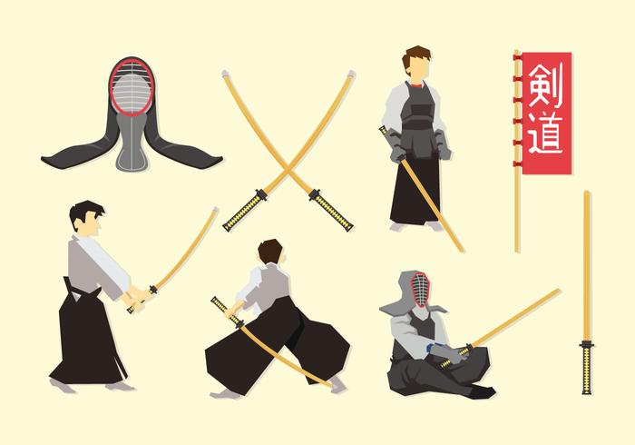 Vector libre de Kendo