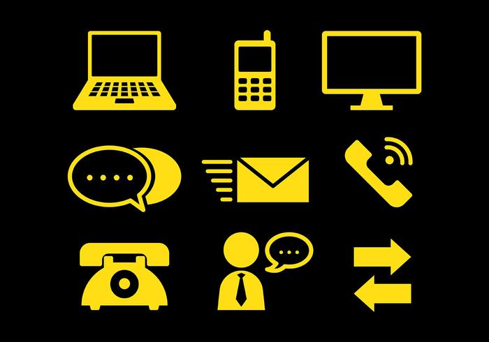 Free Comunication Icons Vector Free Comunication Icons Vector