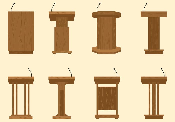 Lectern Vector