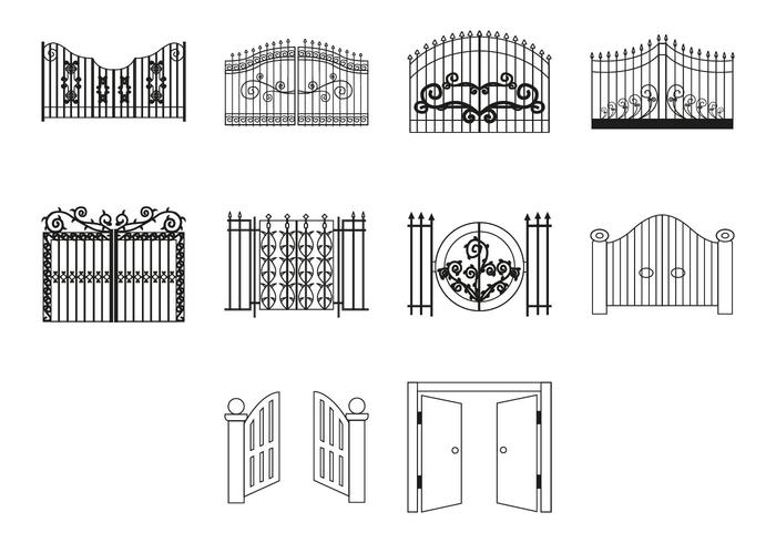 Free Gate Icon Vector Free Gate Icon Vector
