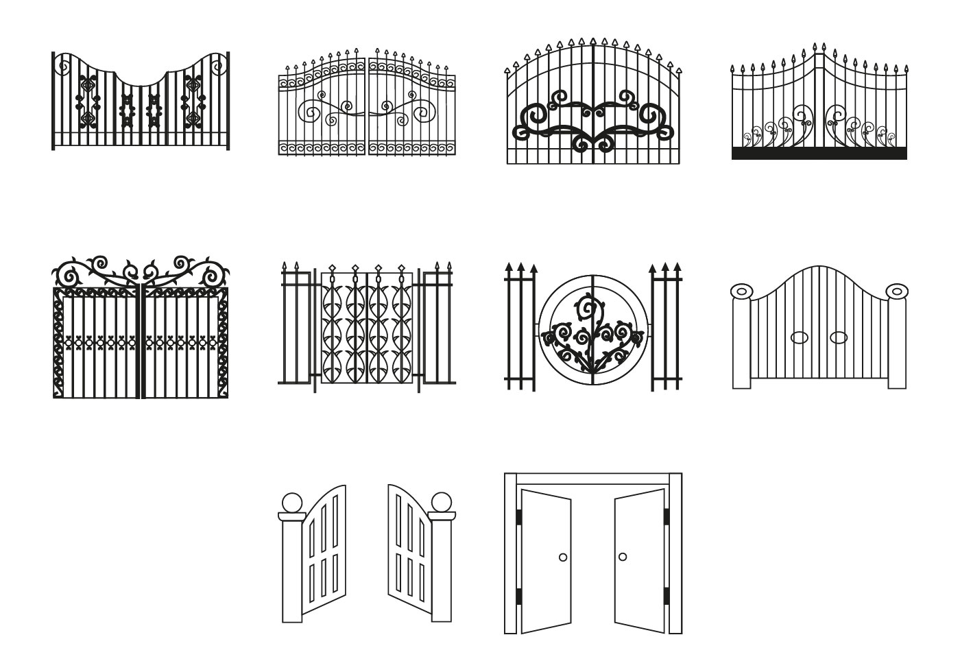 Gate Free Vector Art (1164 Free Downloads)