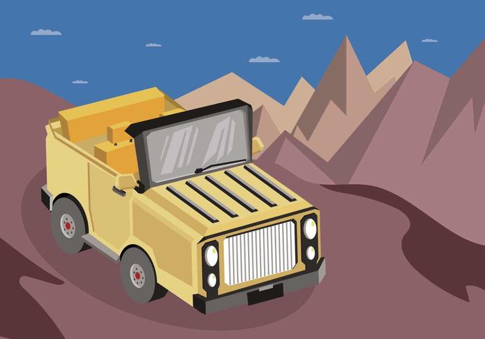 Ilustración Jeep Gratis vector